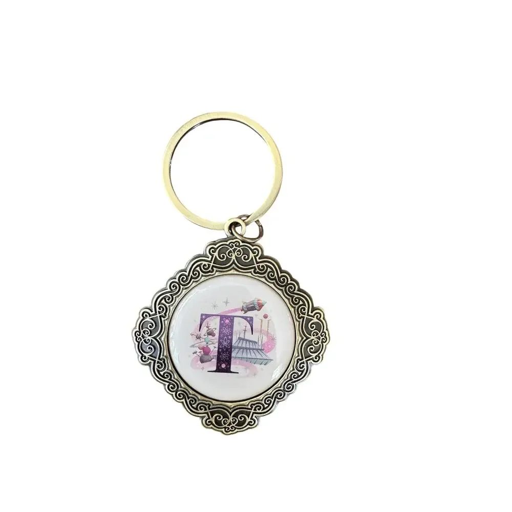 *RARE* Disney Parks Alphabet Keychain Lot of 10 Letters A D E J L M R S T V